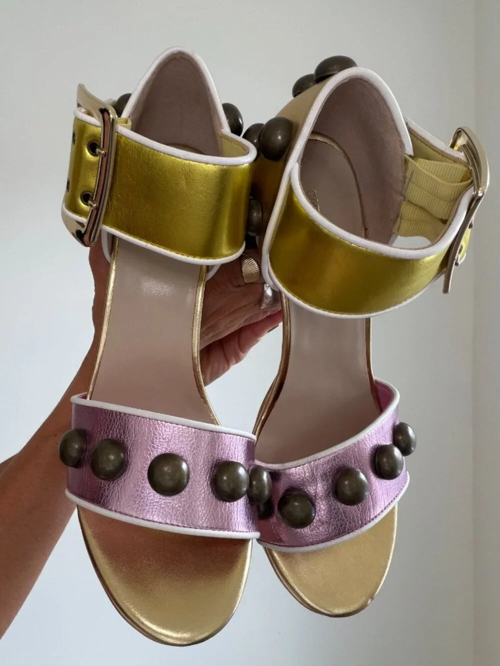 Cynthia Rowley RARE whimsical studded heel